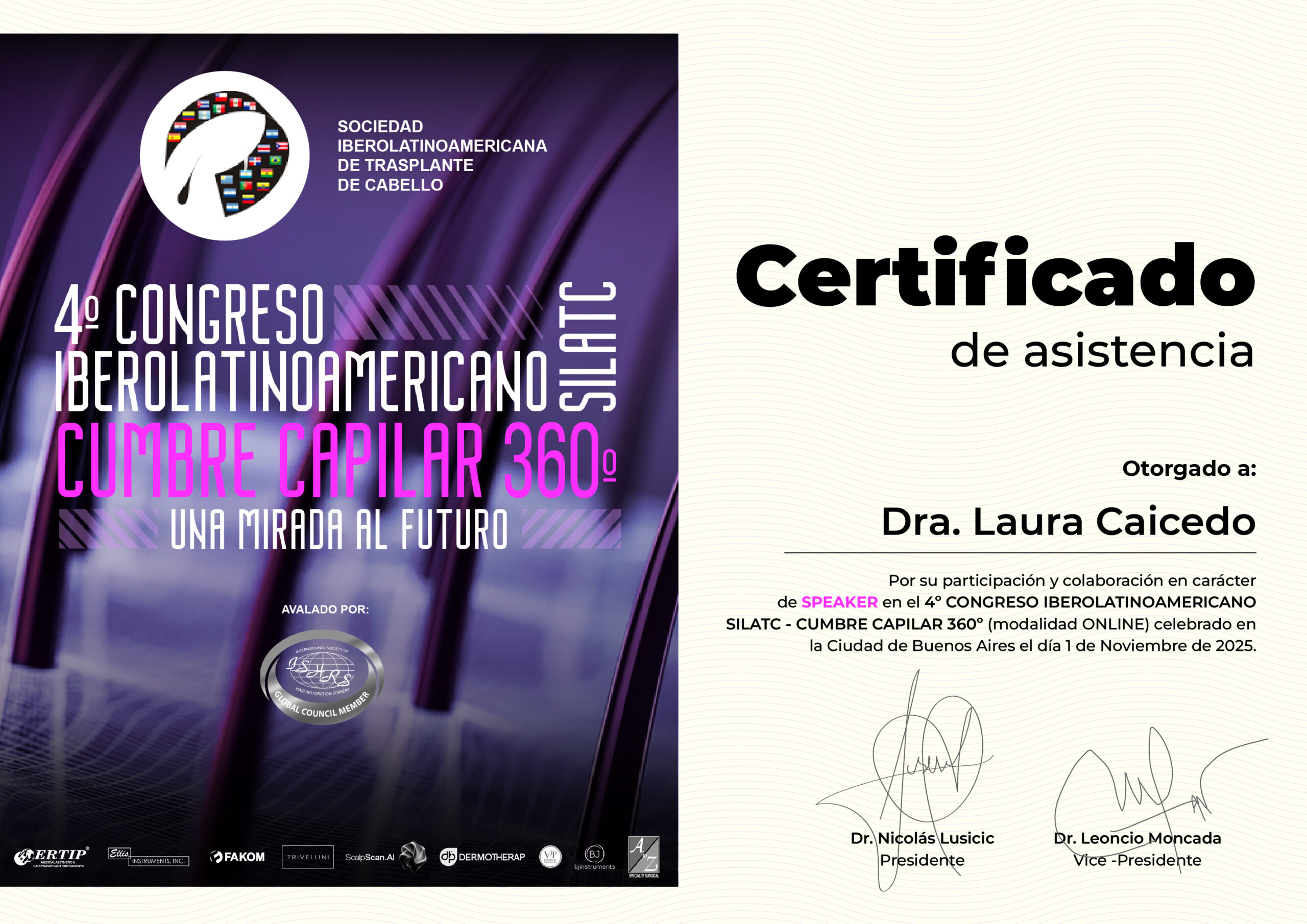 Dra. Laura María Caicedo Albarello 2 Cretificado Profesores 21 scaled